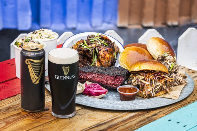 guinness takeaway with bbq box